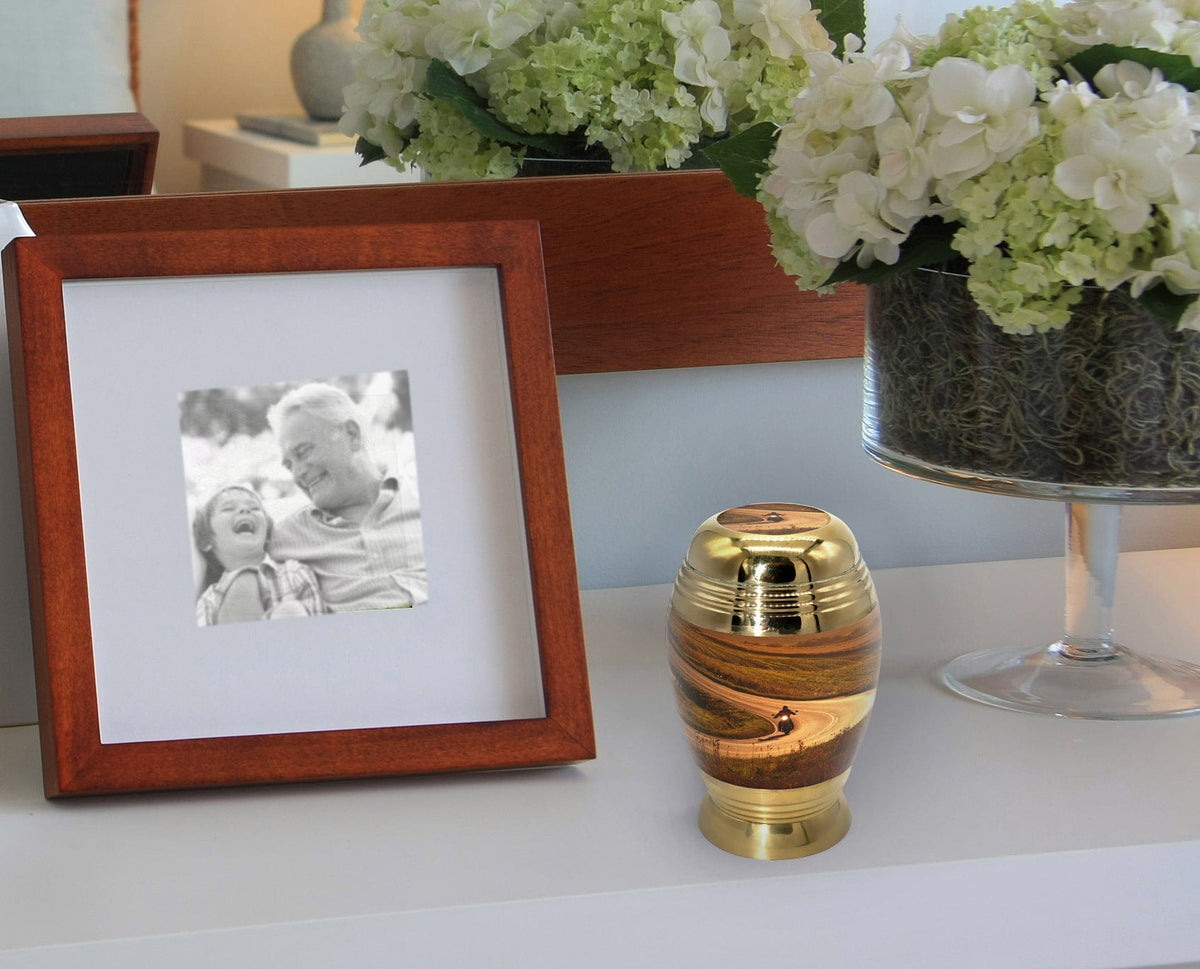 Highway to Heaven Motorcycle Extra Large Urn or Companion Urn – Extra Large Urns for Human Ashes | XL Urn & XXL Urn