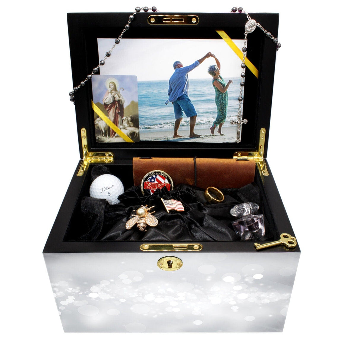 Angel of Mine (White) Memorial Collection Chest Cremation Urn