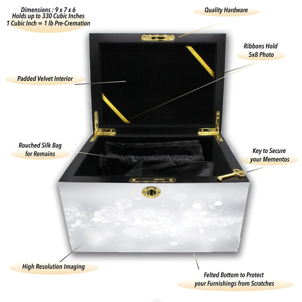 Angel of Mine (White) Memorial Collection Chest Cremation Urn