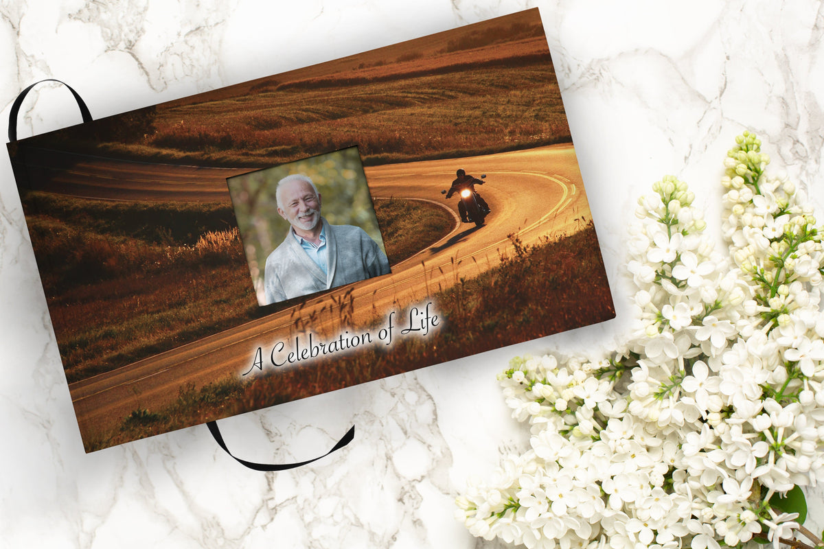 Highway to Heaven Motorcycle Extra Large Urn or Companion Urn – Extra Large Urns for Human Ashes | XL Urn & XXL Urn