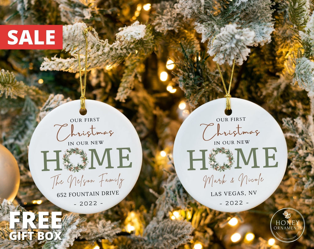New Home Christmas Ornament - Custom New House Ornaments