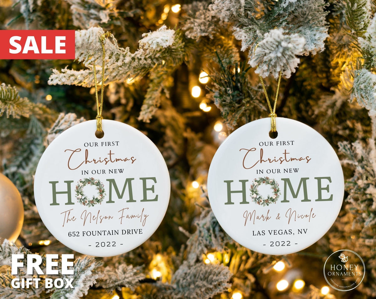 New Home Christmas Ornament - Custom New House Ornaments