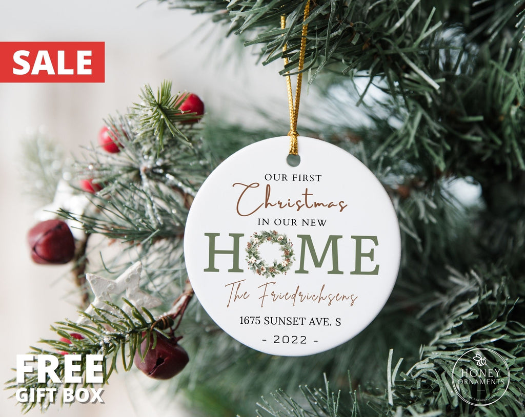 New Home Christmas Ornament - Custom New House Ornaments