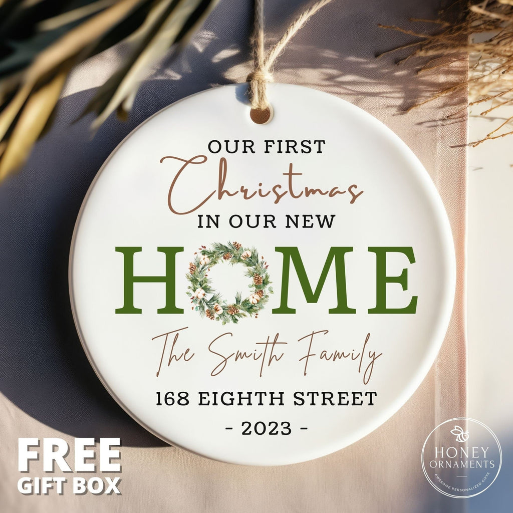 New Home Christmas Ornament - Custom New House Ornaments
