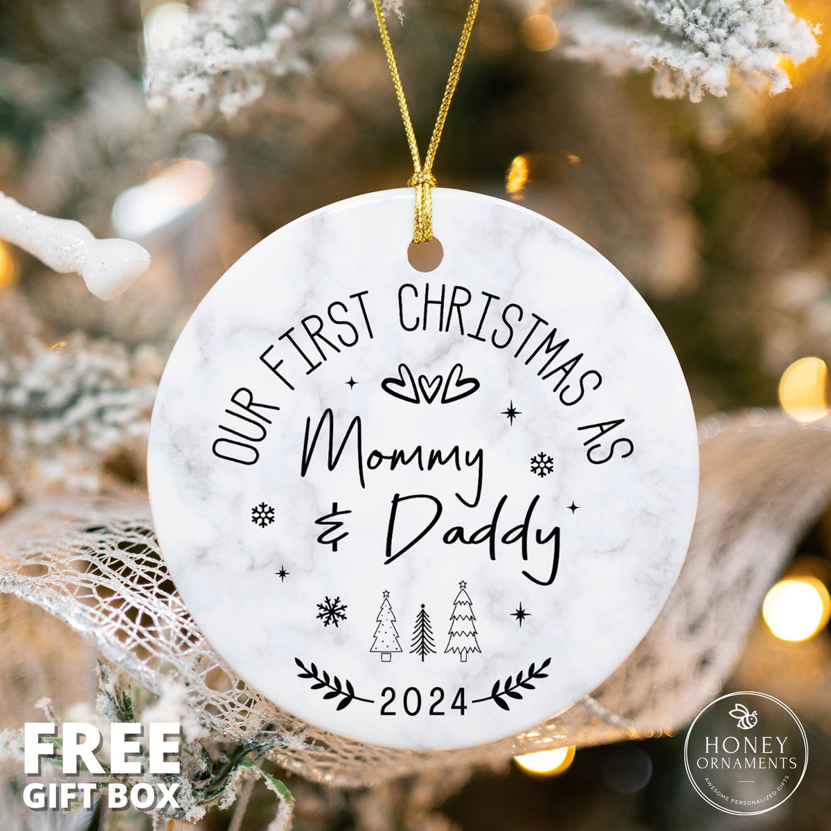 New Parents Ornament - New Parents Expecting Parents Gift