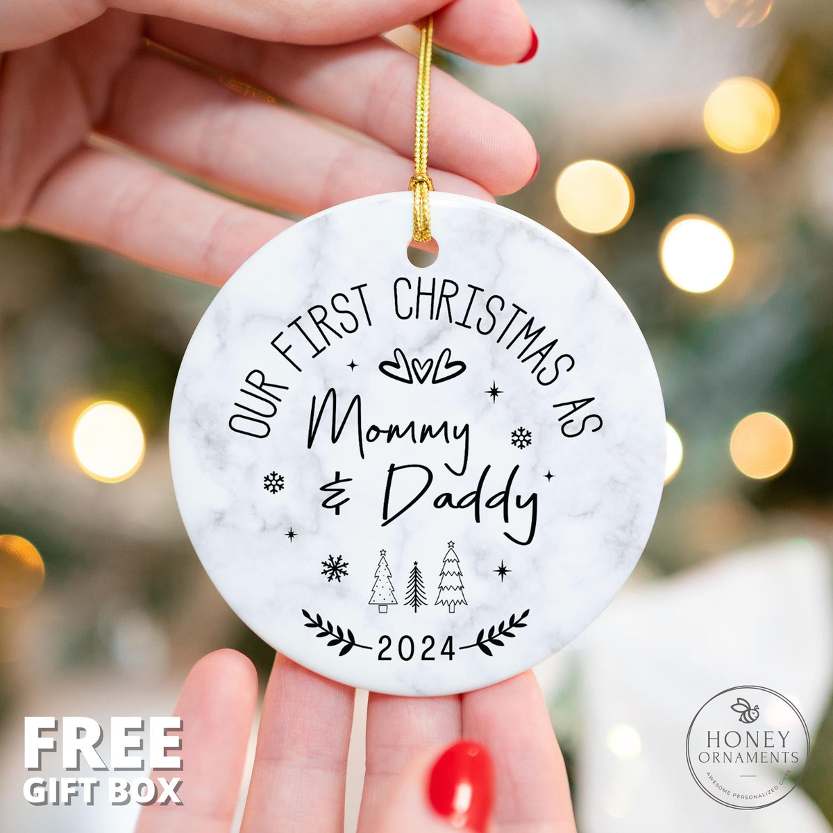 New Parents Ornament - New Parents Expecting Parents Gift