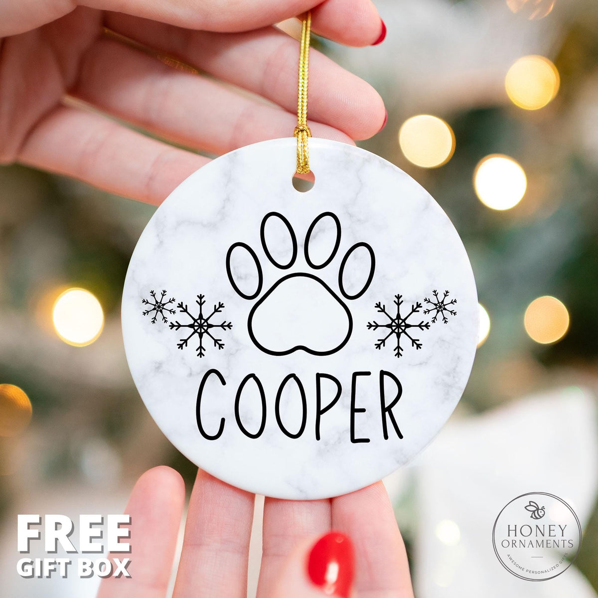 Personalized Dog Christmas Ornament 2026