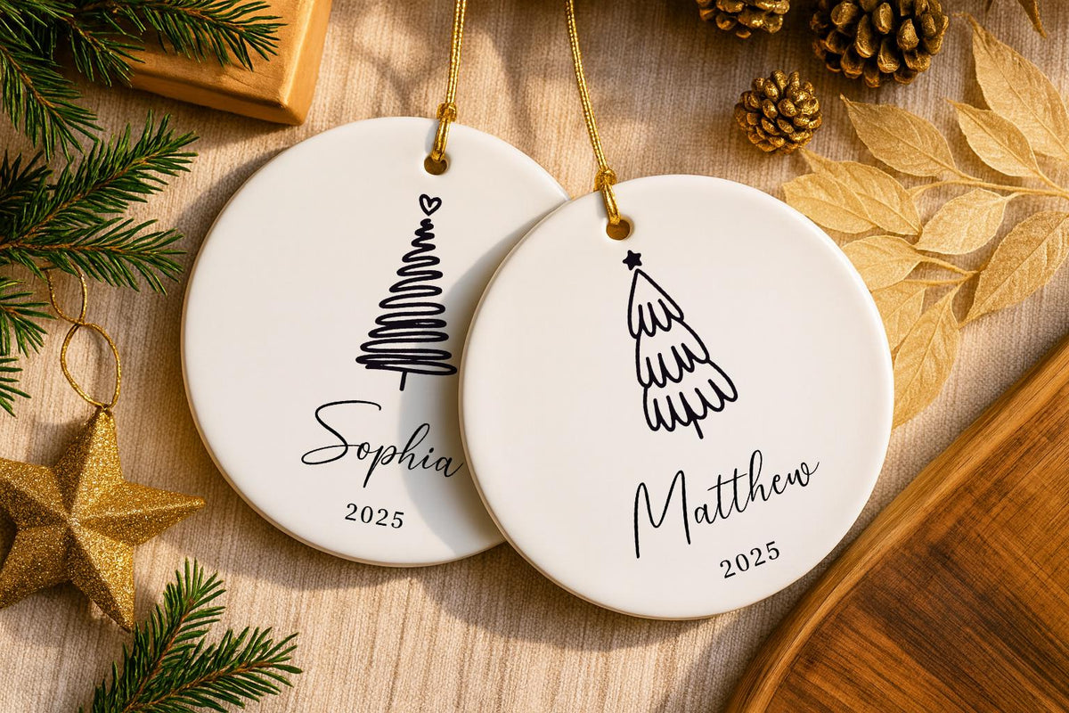 Personalized Christmas Ornaments - Custom Christmas Name Ornaments