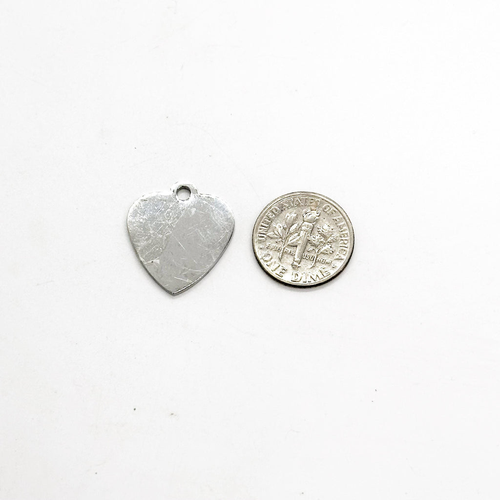 In My Heart Clip On Charm Stainless Steel Heart Charm Gift For Love Remembrance Memorial Purse Zipper Planner Charm
