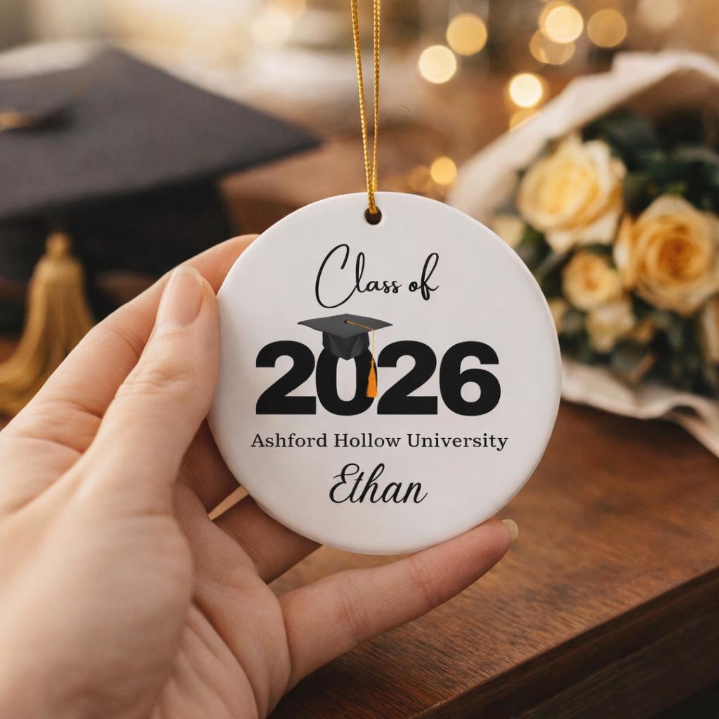 Personalized Graduation Ornament Class of 2026