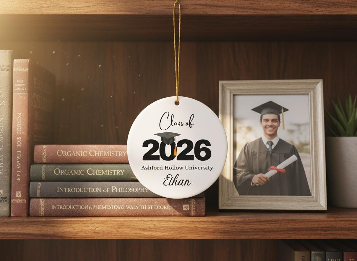 Personalized Graduation Ornament Class of 2026